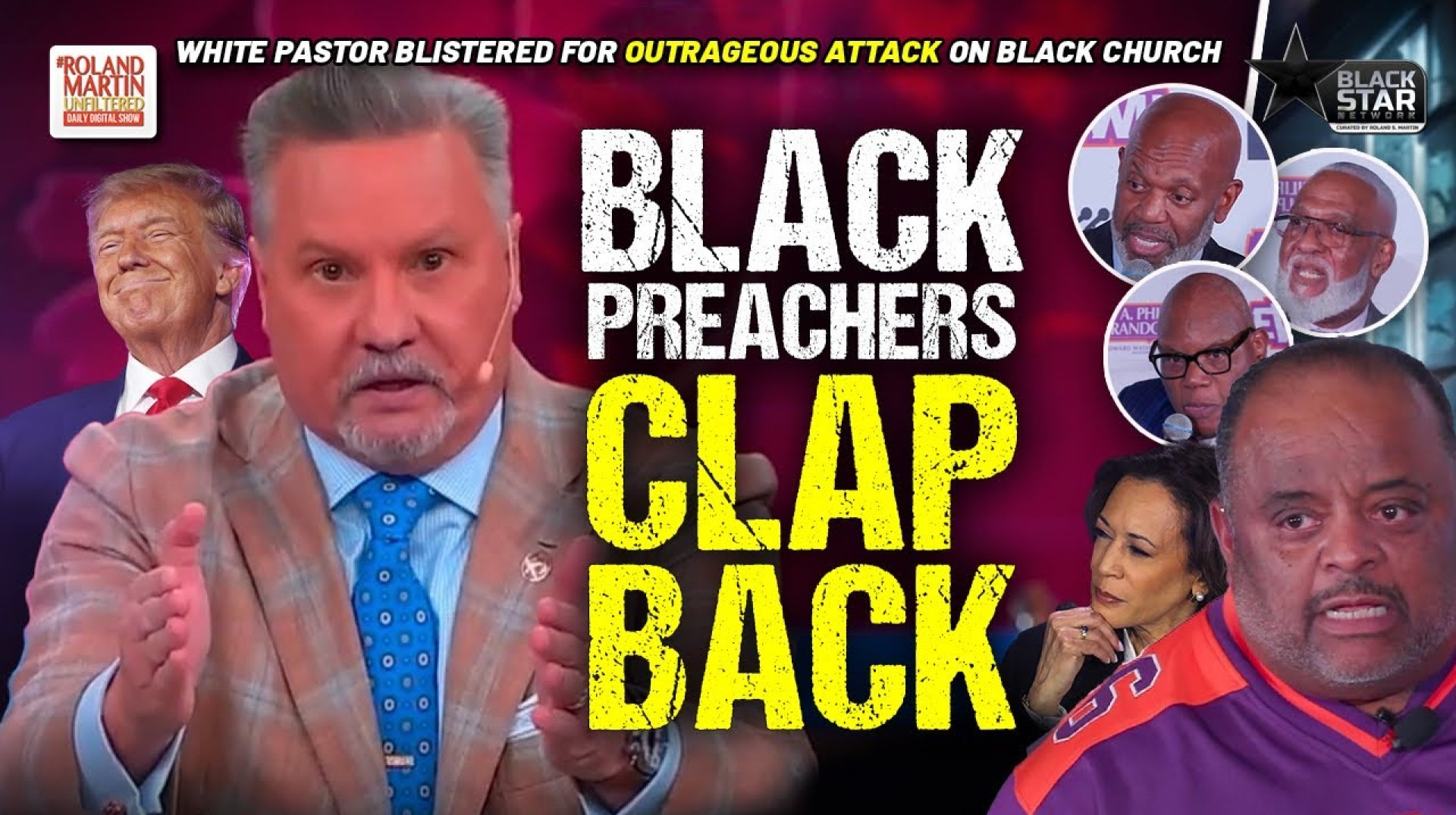 Black preachers RIP 'racist' white pastor who called out the Black Church for Harris support Black preachers RIP 'racist' white pastor who called out the Black Church for Harris support