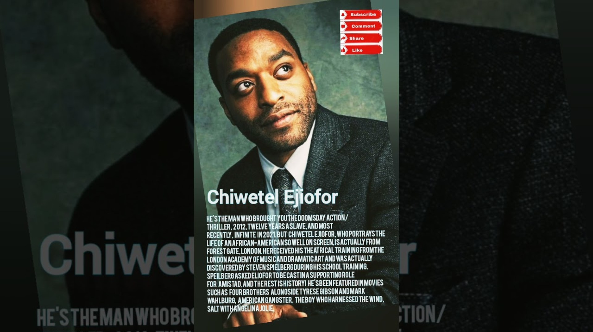 Chiwetel Ejiofor#actor #move #hero Chiwetel Ejiofor#actor #move #hero