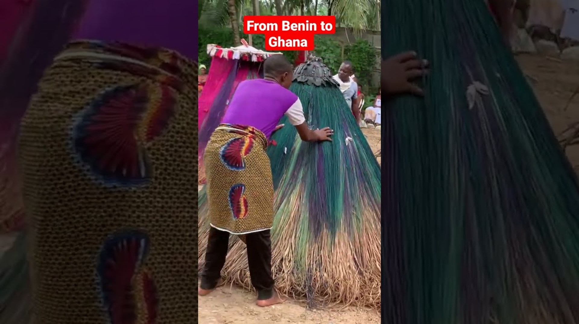 Zangbeto all the way from Benin to Ghana. Zangbeto all the way from Benin to Ghana.