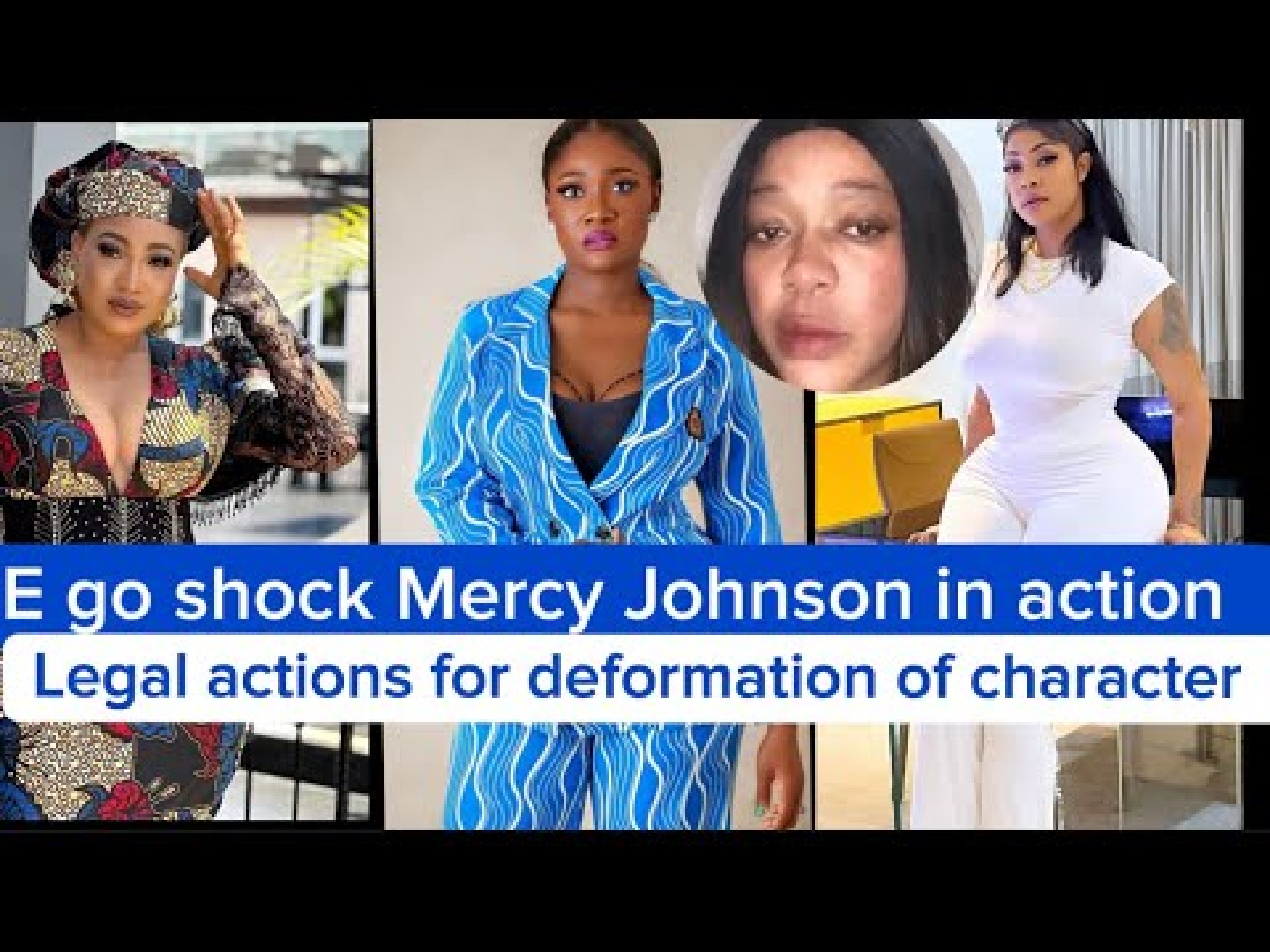 E hot oooo ; Mercy Johnson finally take legal action against her colleague for defamation E hot oooo ; Mercy Johnson finally take legal action against her colleague for defamation