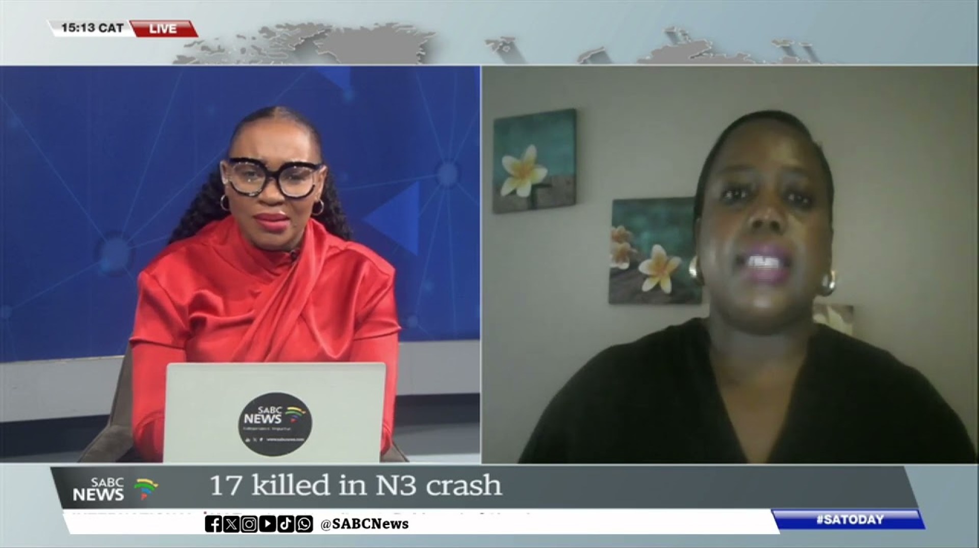 N3 Crash | 17 killed in crash between a taxi and truck: Eleanor Mavimbela N3 Crash | 17 killed in crash between a taxi and truck: Eleanor Mavimbela
