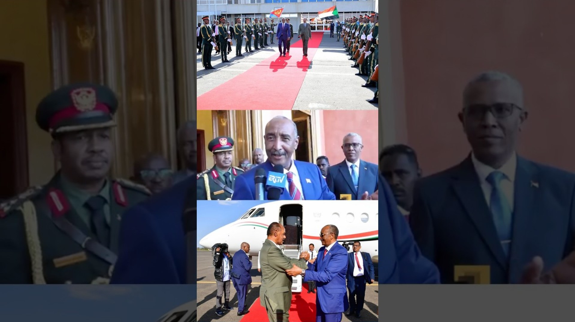 The Chairman of Sudan's Sovereign Council, General Abdel Fattah al-Burhan, in Asmara April 10, 2025 The Chairman of Sudan's Sovereign Council, General Abdel Fattah al-Burhan, in Asmara April 10, 2025