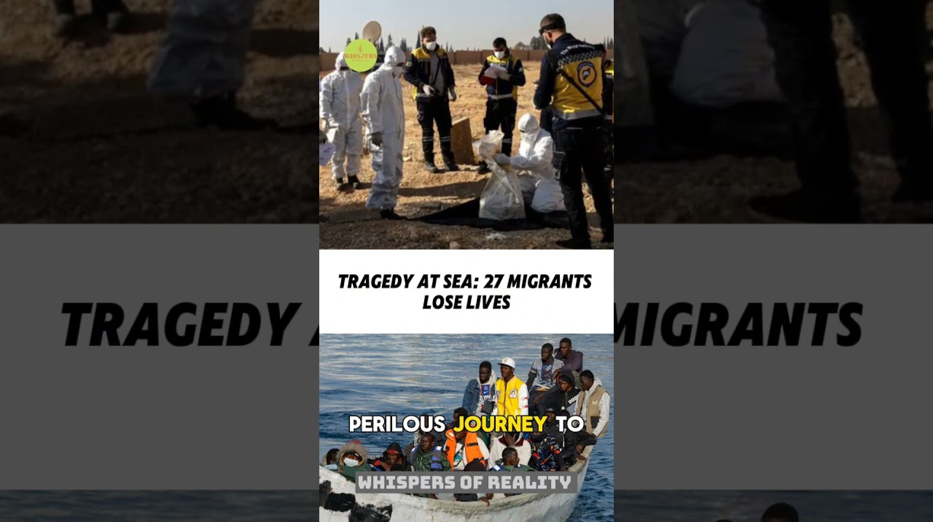 Tragedy at Sea: 27 Migrants Lose Lives. Tragedy at Sea: 27 Migrants Lose Lives.