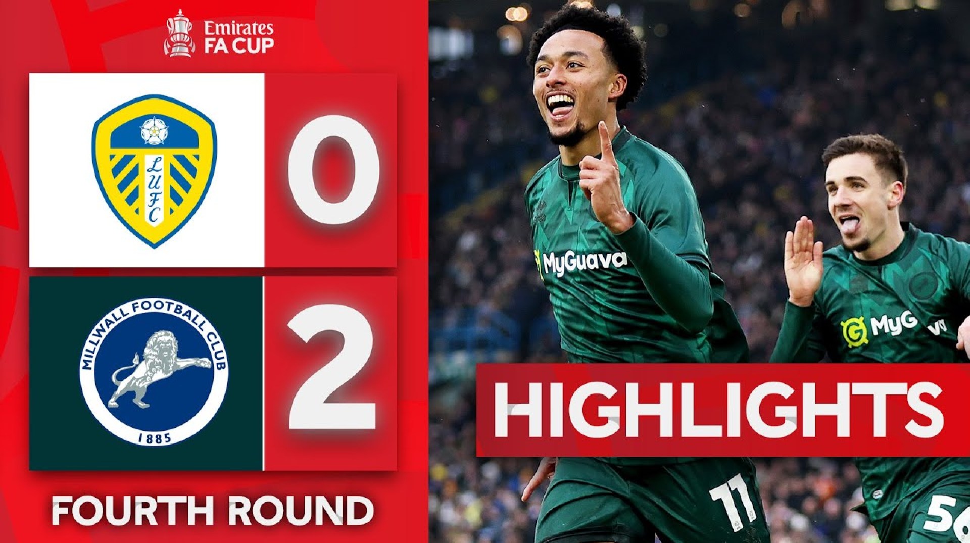 Femi Azeez At The Double! | Leeds United 0-2 Millwall | Emirates FA Cup 2024-25 Femi Azeez At The Double! | Leeds United 0-2 Millwall | Emirates FA Cup 2024-25