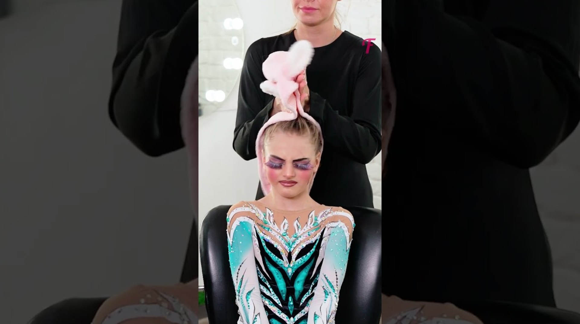 From Competition to Glam: Gymnast's Stunning Beauty Transformation #shorts From Competition to Glam: Gymnast's Stunning Beauty Transformation #shorts