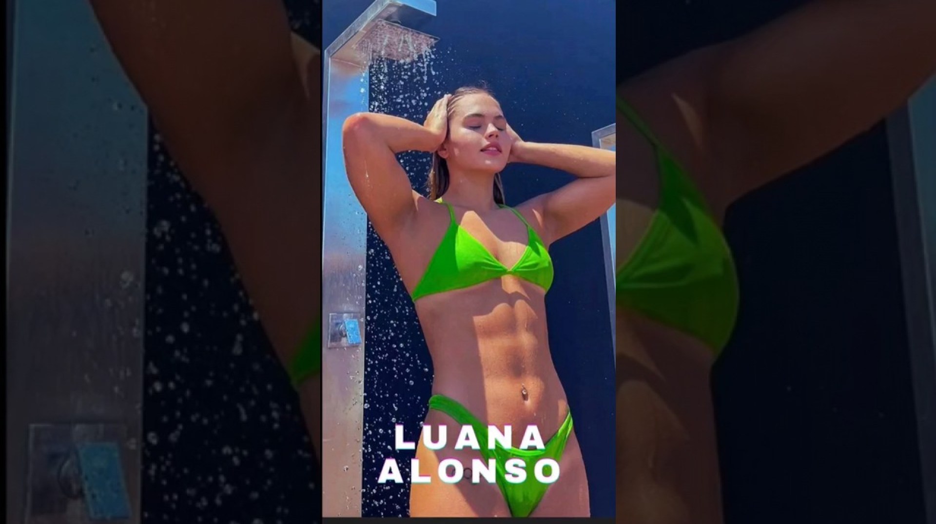 Olympic swimming star Luana Alonso Olympic swimming star Luana Alonso