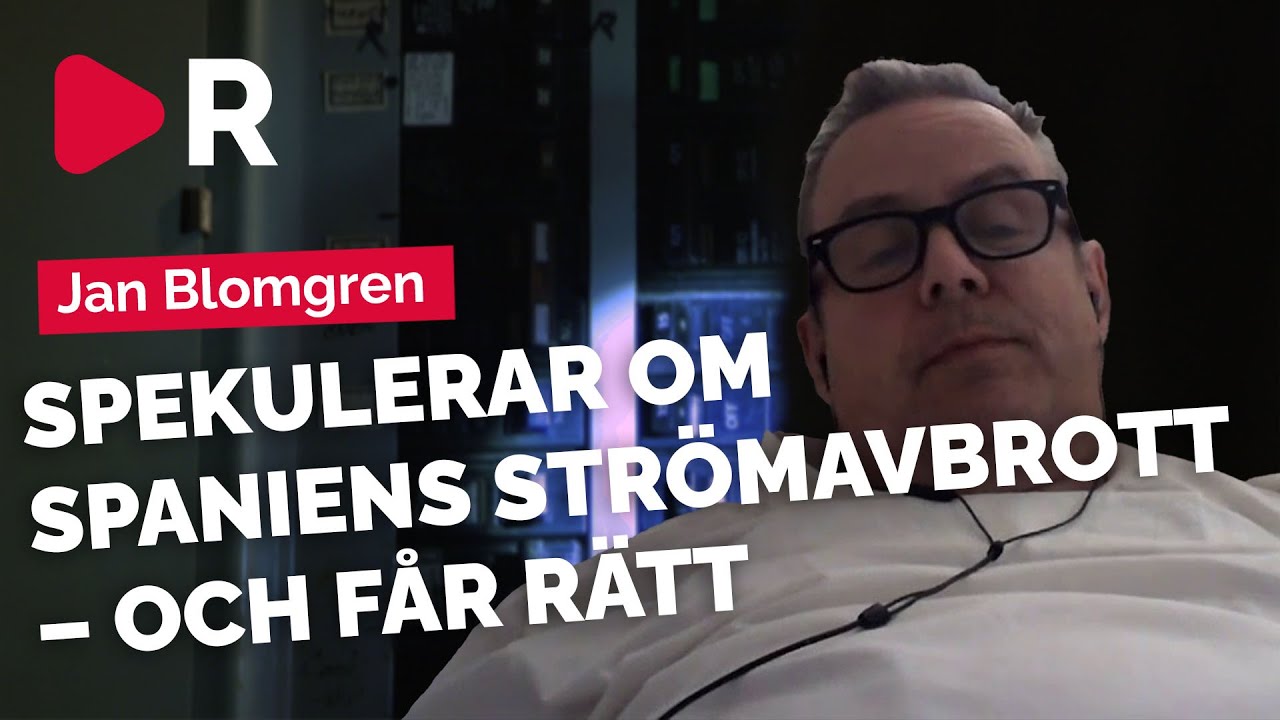 Jan Blomgren om strömavbrottet i Spanien: Solkraften problemet. Jan Blomgren om strömavbrottet i Spanien: Solkraften problemet.