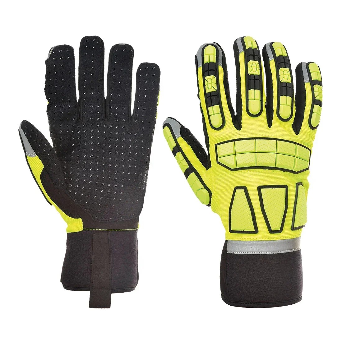 A724 Safety Impact Glove Unlined – Yellow