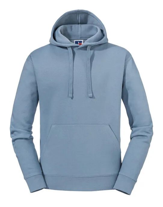 265M Russell Men’s Authentic Hooded Sweat Mineral Blue