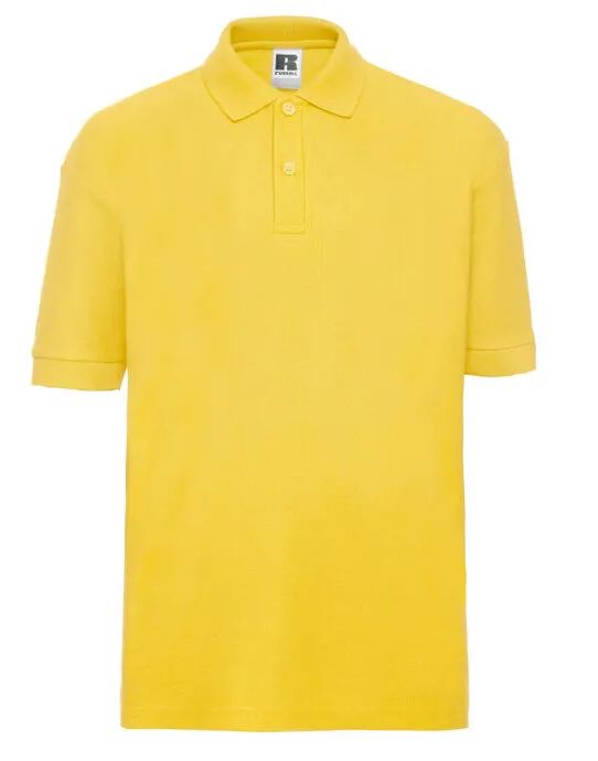 539B Kids Classic Polo Yellow