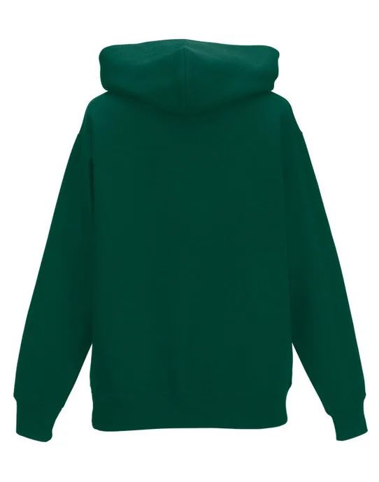 575B Bottle Green Kids Hooded Sweatshirt