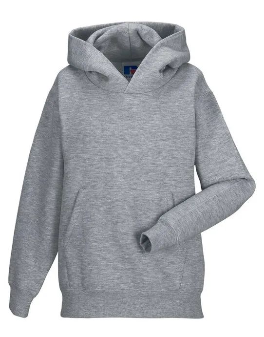575B Kids Hooded Sweatshirt Light Oxford