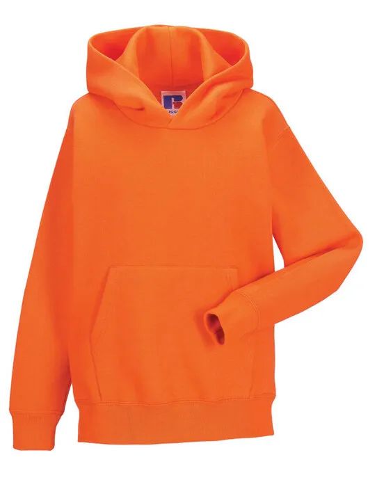 575B Kids Hooded Sweatshirt Orange