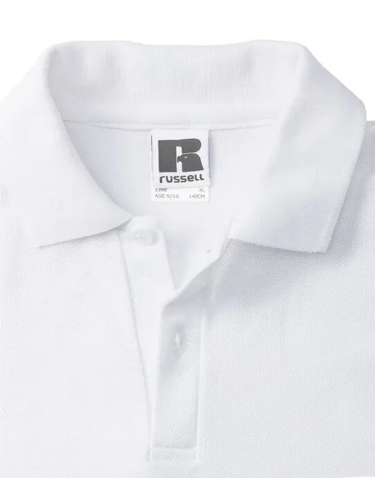 539B Kids Classic Polo White