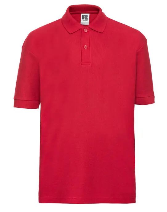 539B Kids Classic Polo Bright Red