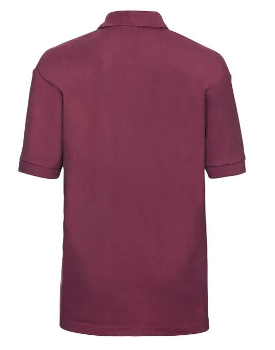 539B Kids Classic Polo Burgundy