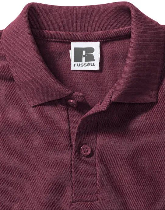 539B Kids Classic Polo Burgundy