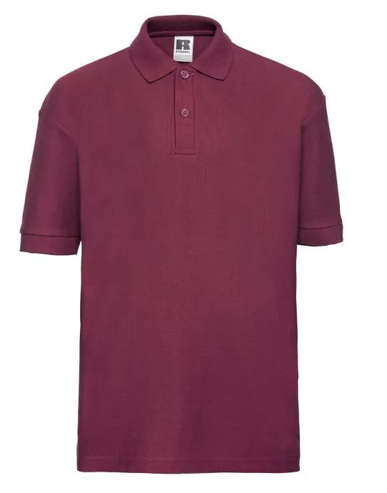 539B Kids Classic Polo Burgundy