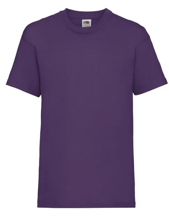 61033 Kid’s Valueweight T Purple