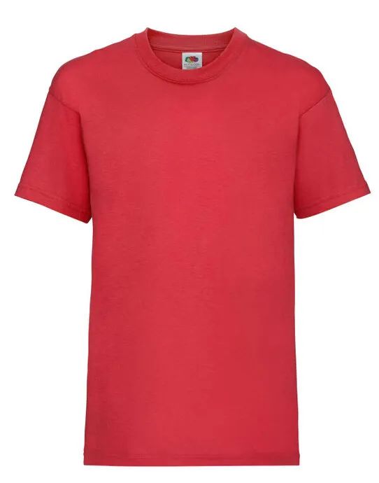 61033 Kid’s Valueweight T Red