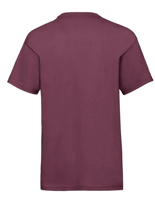 61033 Kid’s Valueweight T Burgundy