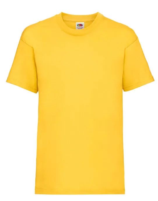 61033 Kid’s Valueweight T Yellow