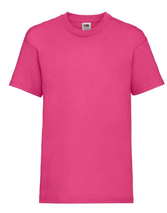 61033 Kid’s Valueweight T Fuchsia