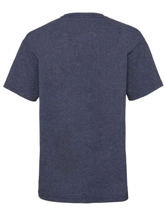 61033 Kid’s Valueweight T Vintage Heather Navy