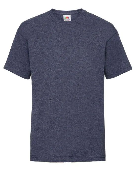 61033 Kid’s Valueweight T Vintage Heather Navy