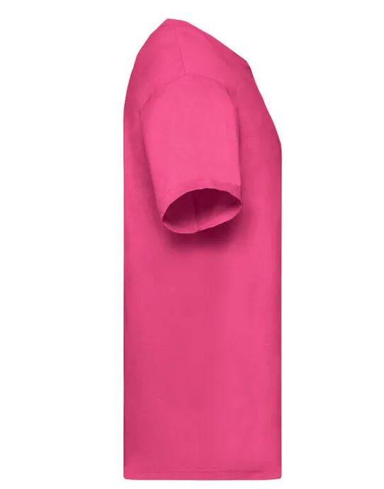 61036 Fuchsia Men’s Valueweight T