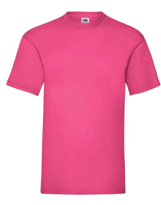61036 Fuchsia Men’s Valueweight T