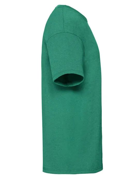 61036 Retro Heather Green Men’s Valueweight T