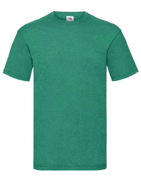 61036 Retro Heather Green Men’s Valueweight T