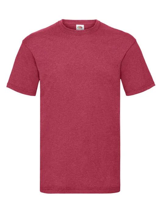 61036 Men’s Valueweight T Vintage Heather Red
