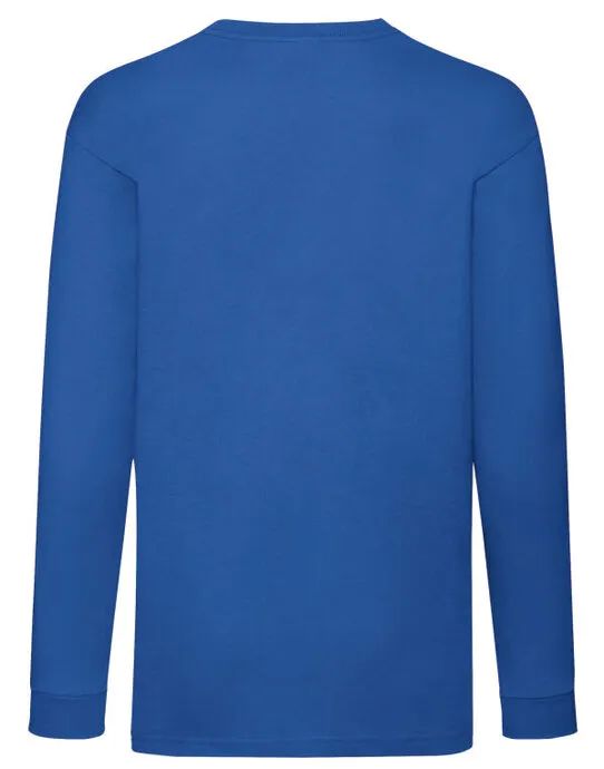 61007 Kid’s Valueweight Long Sleeve T Royal