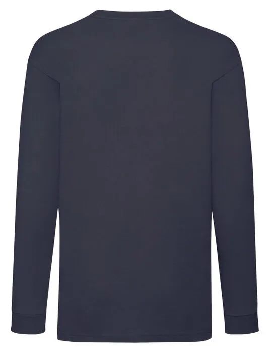 61007 Kid’s Valueweight Long Sleeve T Deep Navy