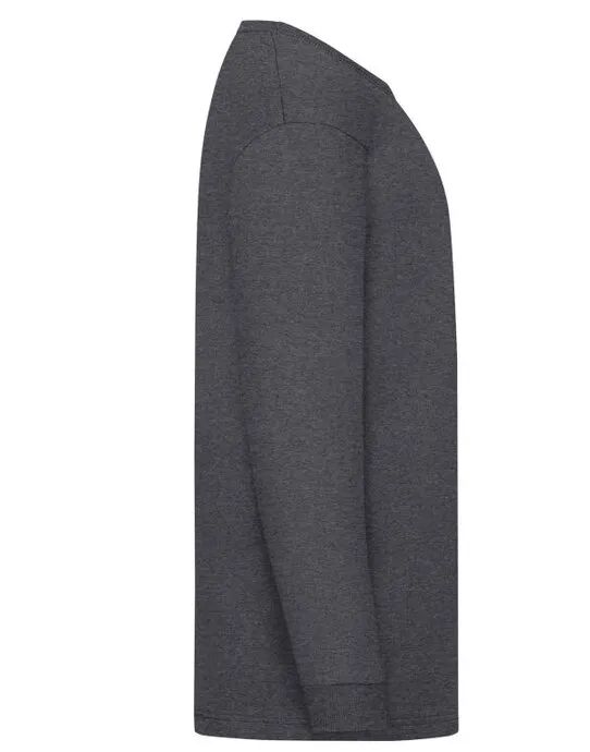 61007 Kid’s Valueweight Long Sleeve T Dark Heather