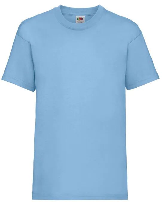 61033 Kid’s Valueweight T Sky Blue