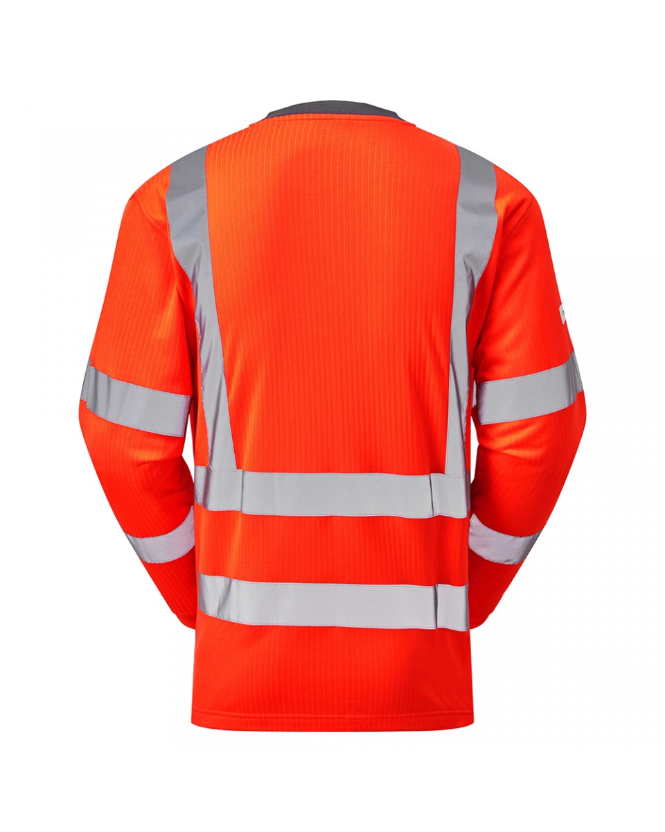 RIVERTON ISO 20471 Cl 3 Comfort Sleeved T-Shirt HV ORANGE