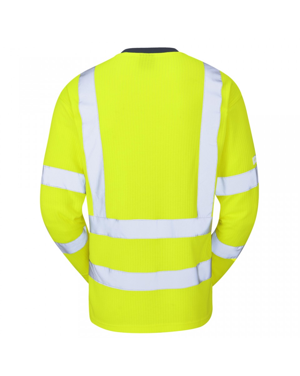 RIVERTON ISO 20471 Cl 3 Comfort Sleeved T-Shirt HV YELLOW