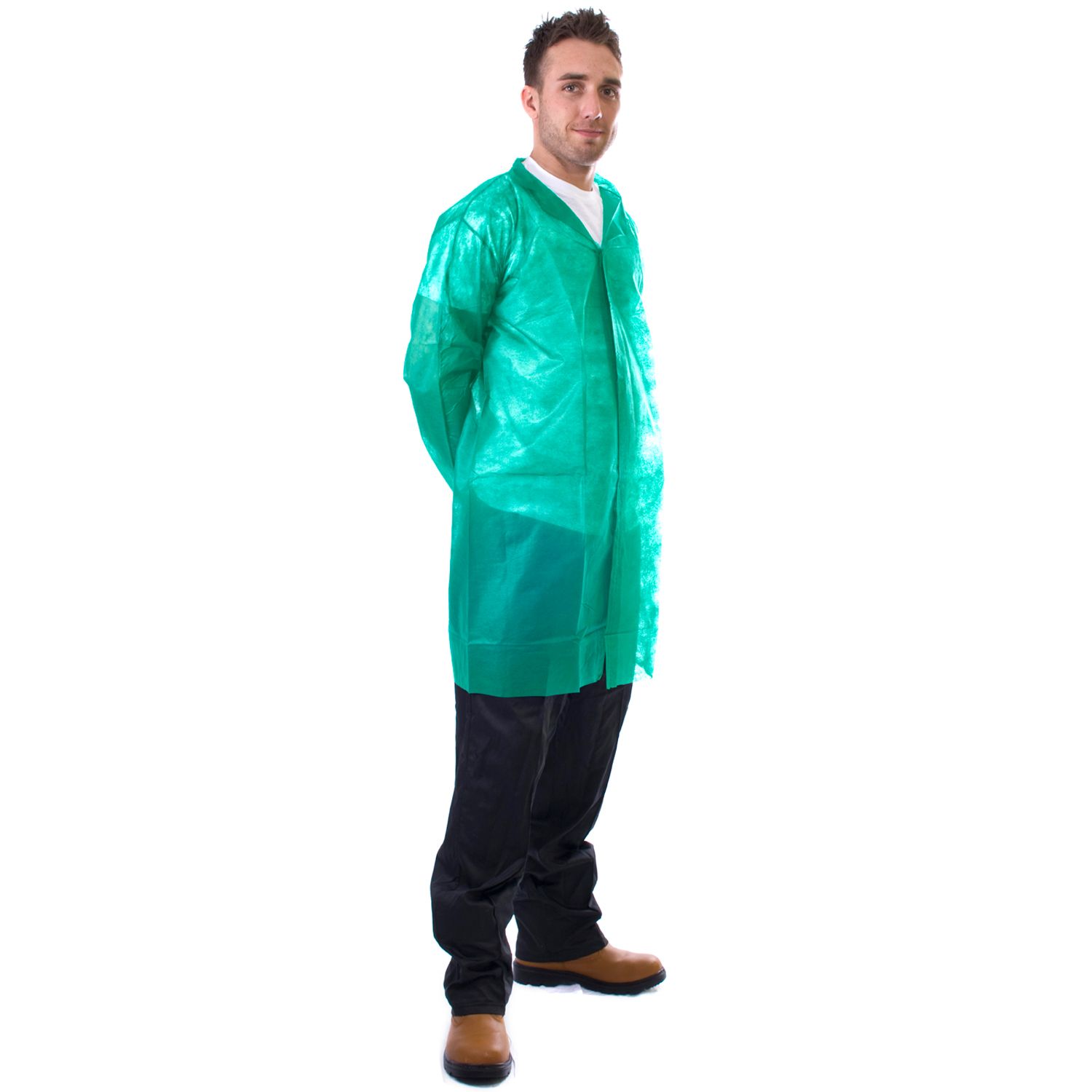 Green Non-Woven Coats