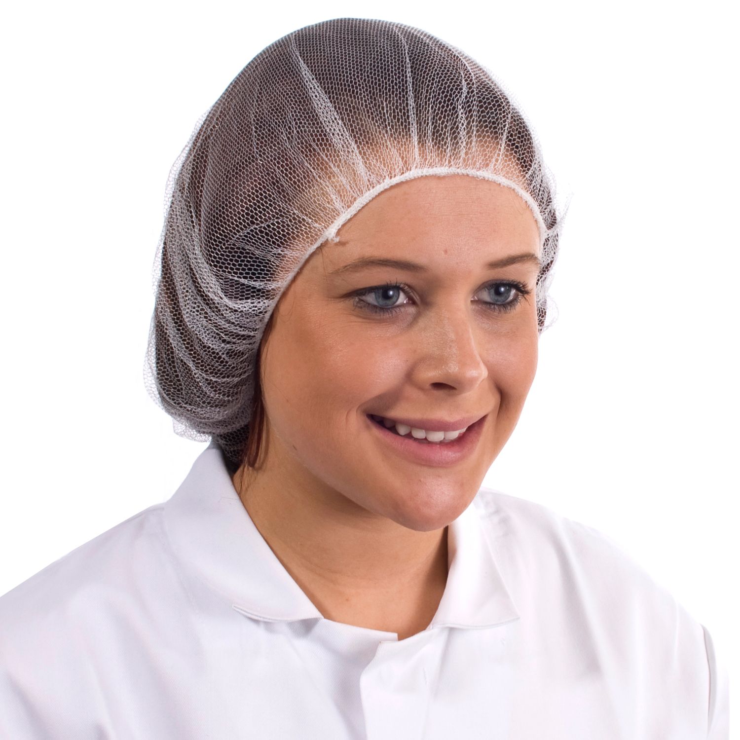 White Mesh Hairnet