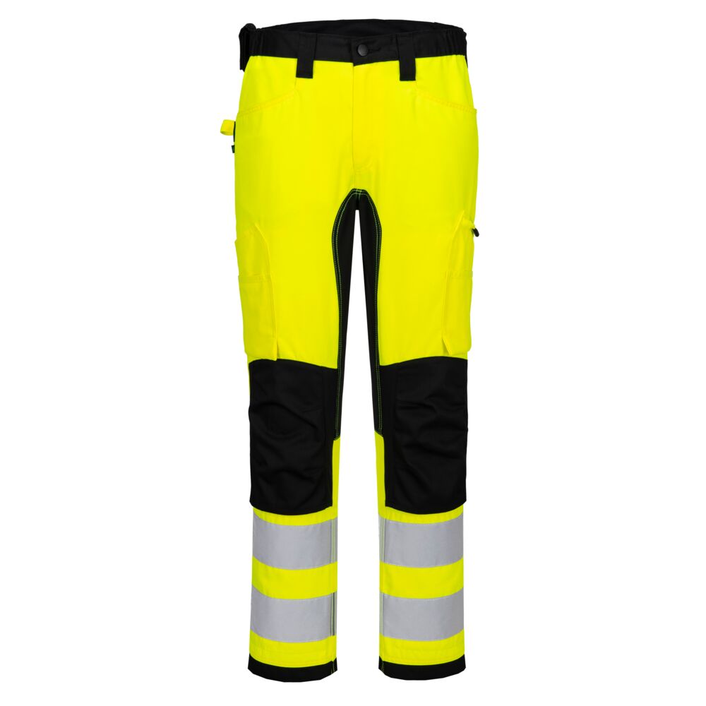 CD848 WX2 ECO Hi-Vis Stretch Trade Trouser Yellow/Black CD848 WX2 ECO Hi-Vis Stretch Trade Trouser Yellow/Black