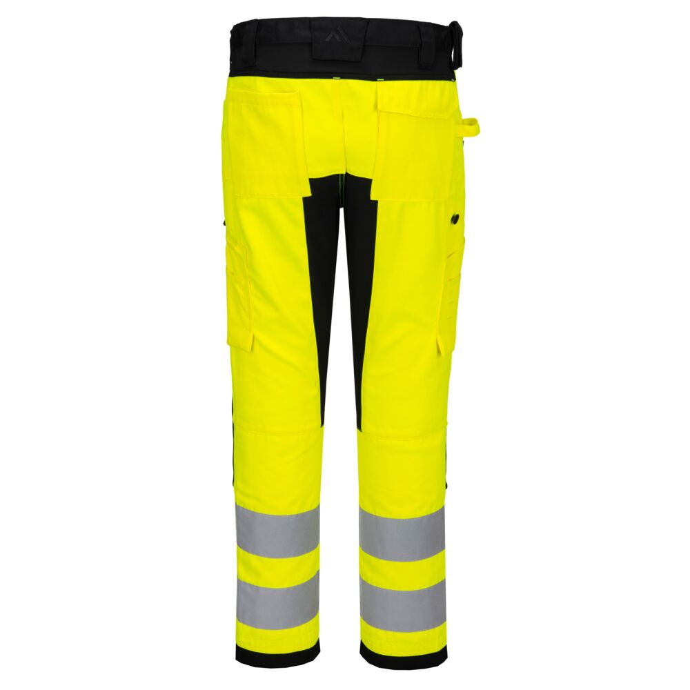 CD848 WX2 ECO Hi-Vis Stretch Trade Trouser Yellow/Black