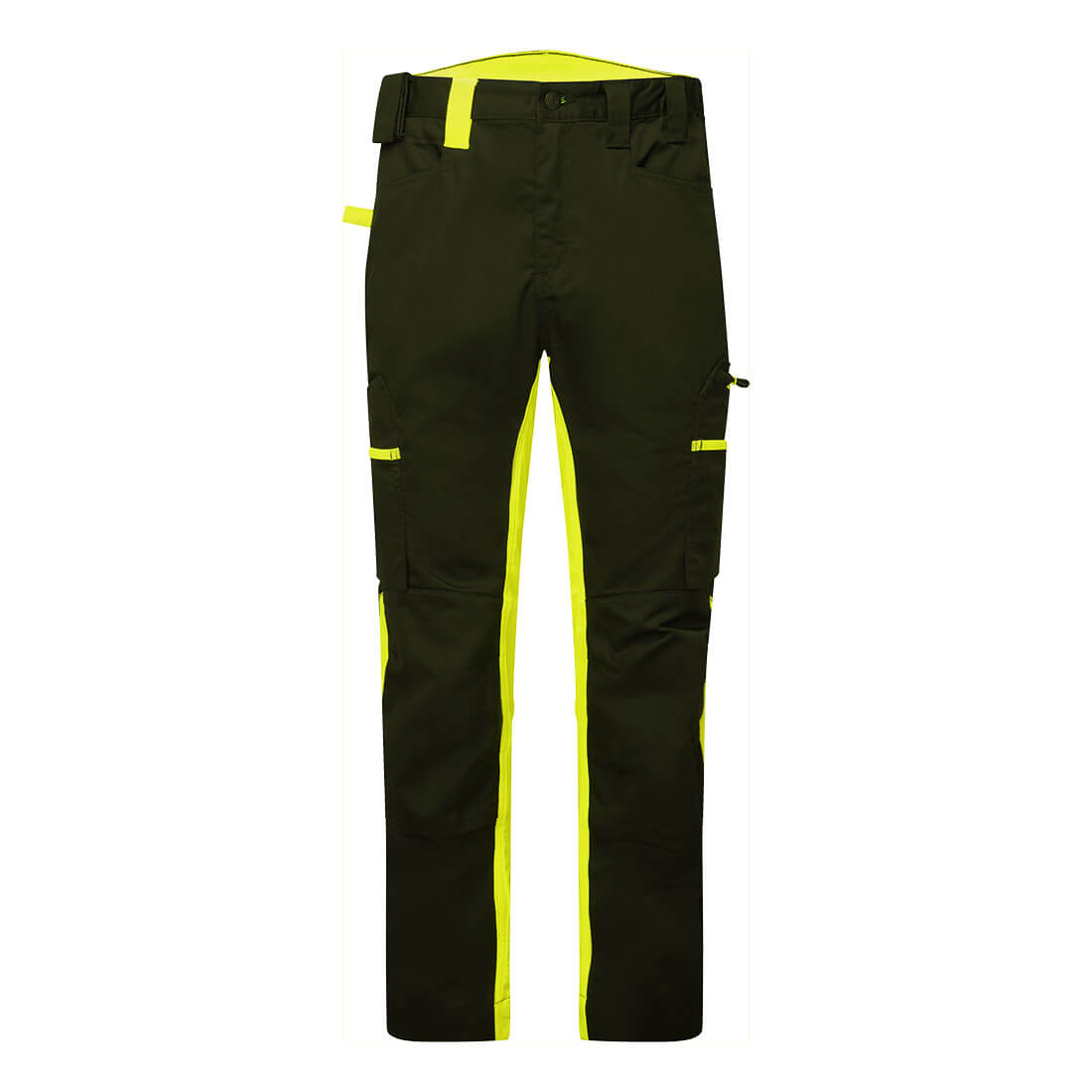 CD881 WX2 Eco Stretch Trade Trousers Black/Yellow