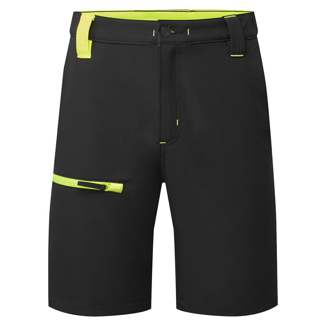 CD882 WX2 Eco Stretch Shorts Black/Yellow