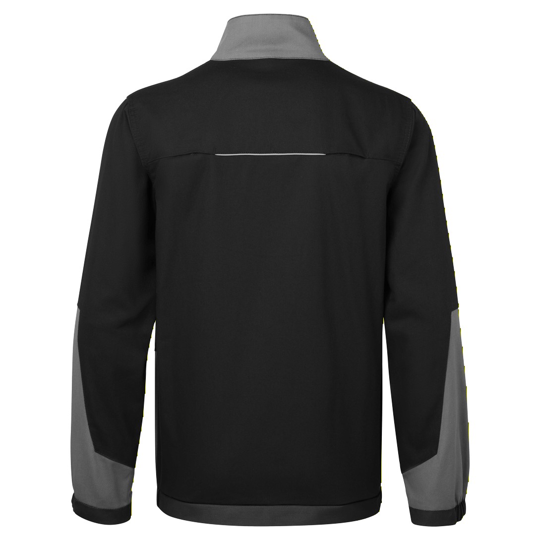 CD110 WX1 Two Tone Cotton Work Jacket Black/Grey