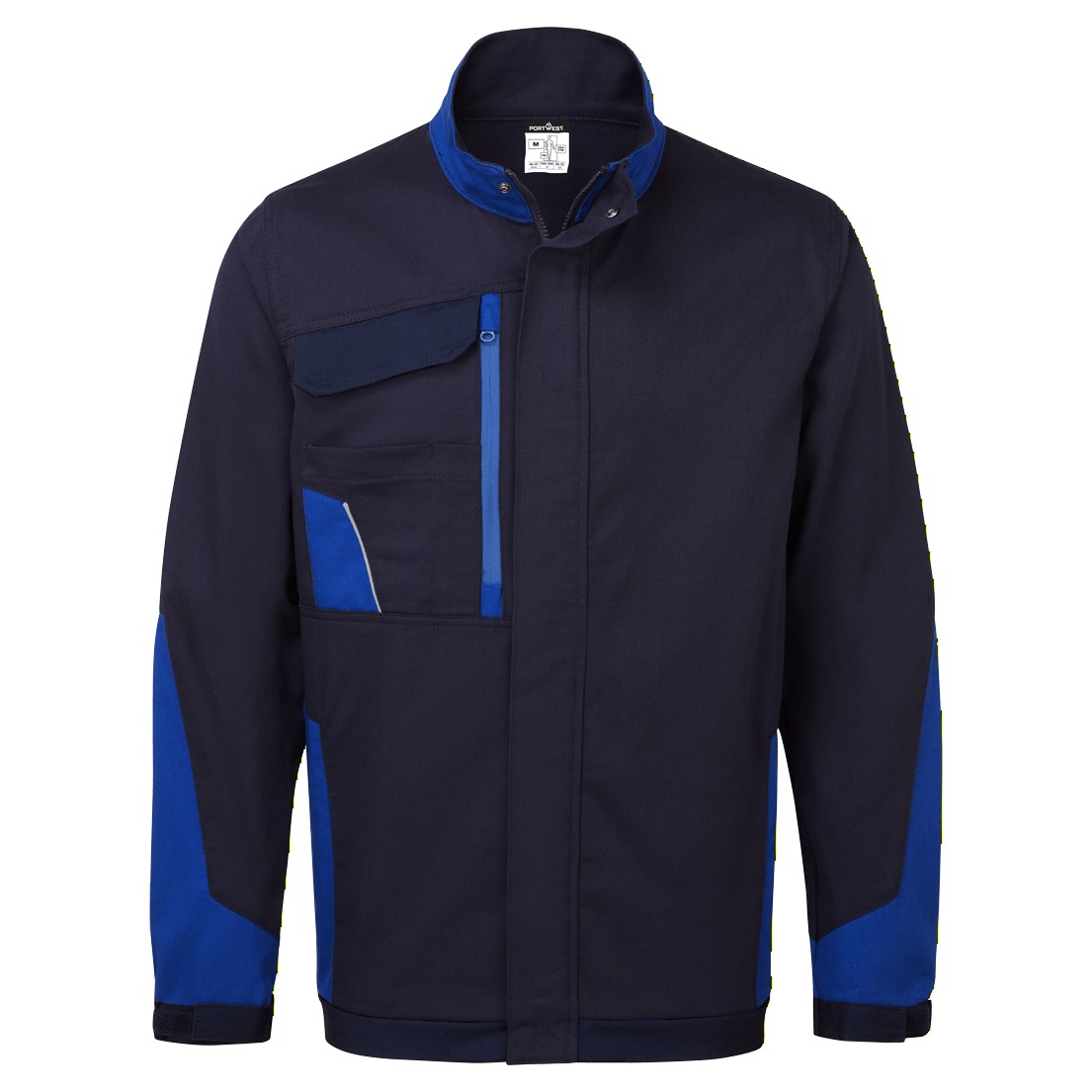 CD110 WX1 Two Tone Cotton Work Jacket Navy/Royal