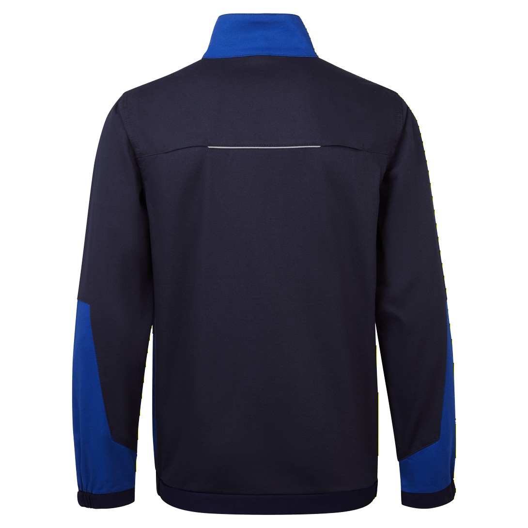 CD110 WX1 Two Tone Cotton Work Jacket Navy/Royal