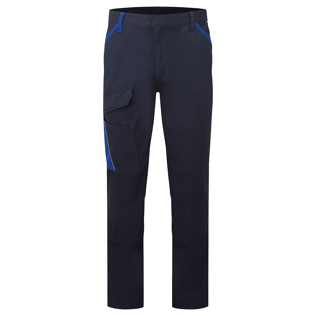CD111 WX1 Two Tone Cotton Work Trousers Navy/Royal